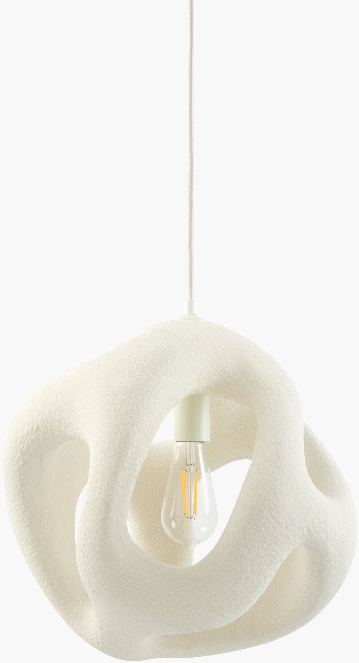 Tiden Iron Pendant Light, Electroplated Metallic Brass (TDEN-001)