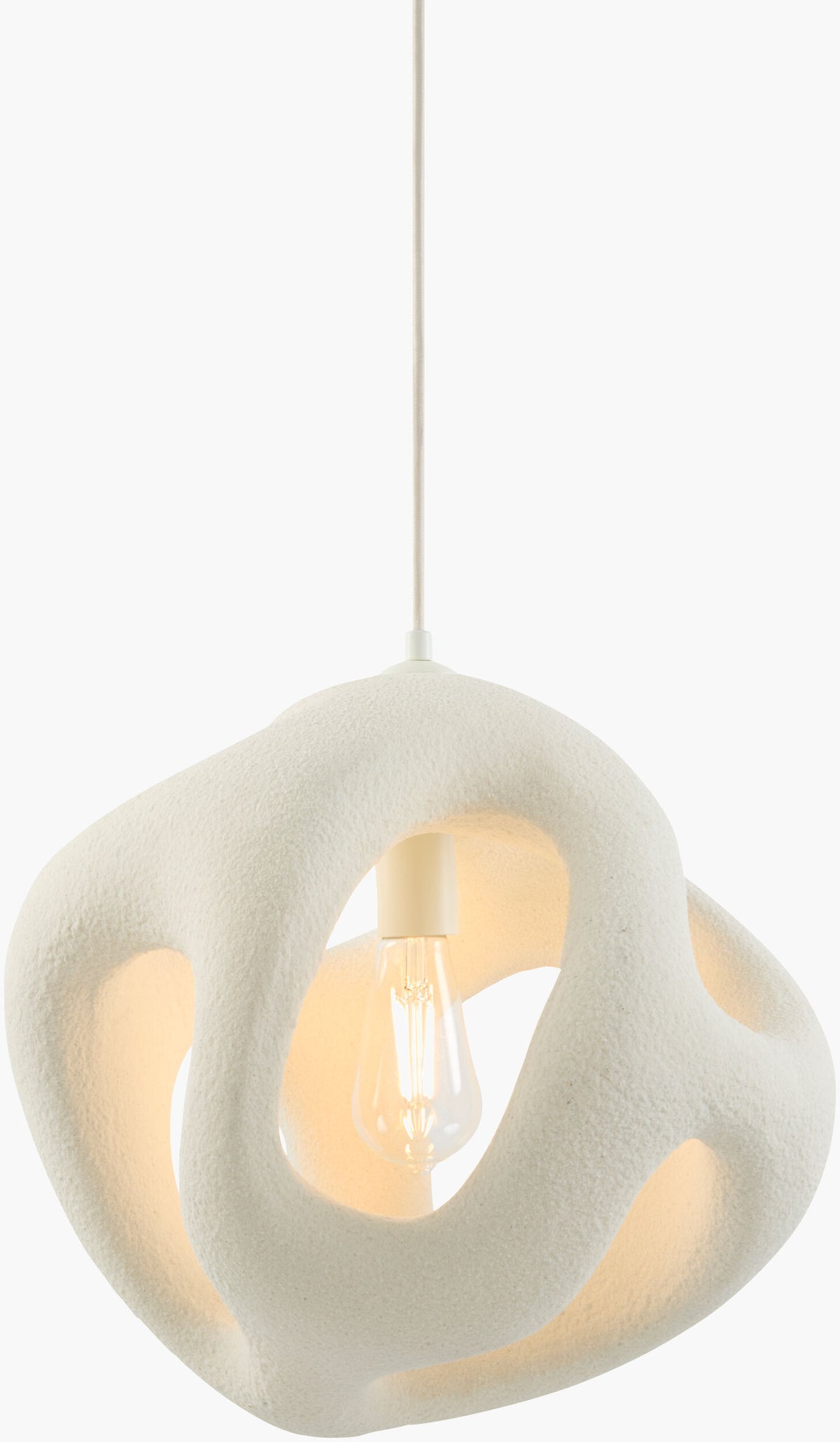 Tiden Iron Pendant Light, Electroplated Metallic Brass (TDEN-001)