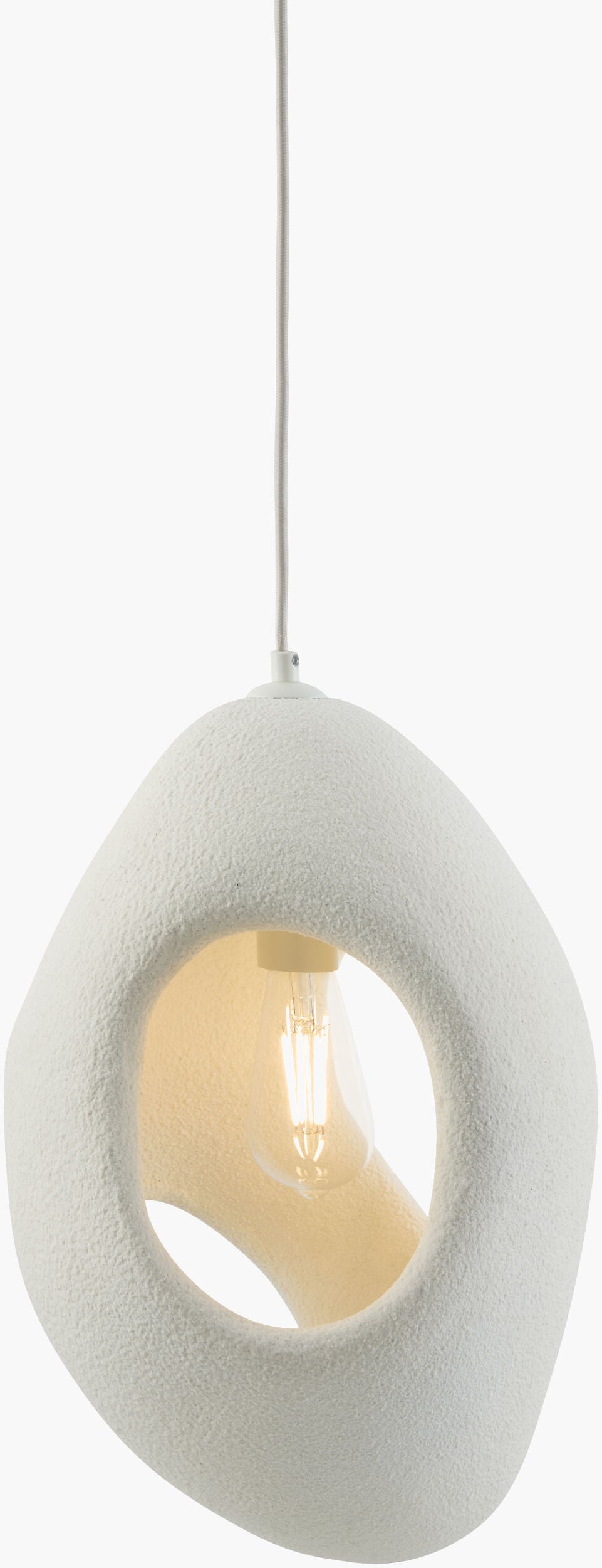 Tiden Iron Pendant Light, Electroplated Metallic Brass (TDEN-003)