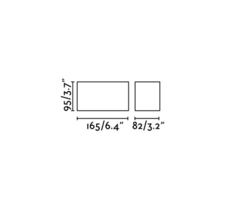 Ceiling Lamp, Tecto, Matte White, W16.5cm, H9.5cm - Faro
