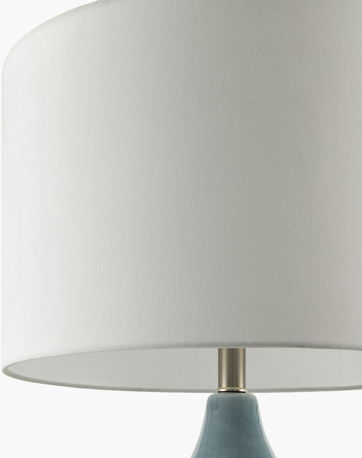 Terravi 32" Ceramic Table Lamp, Glazed Dark Green