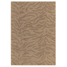 Animal Wool Living Room Rug — High-Low Pile, Hand Woven, Tigra