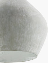Tokarahi fabric Pendant Light, Hand Painted Gray