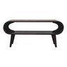 Walnut Mango Wood Coffee Table — Open Design, Nordic Legs, Rounded Edges | Wavre