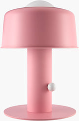 Tondo 15" Iron Table Lamp, Painted Pink