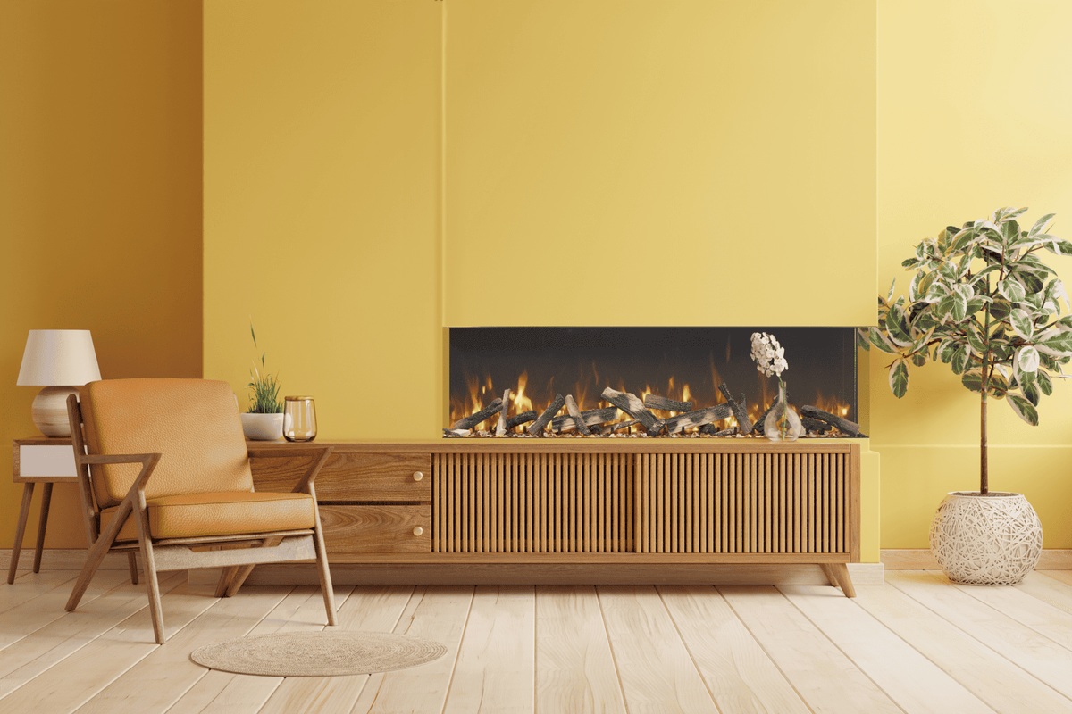 Amantii Tru View Bespoke 85" Electric Fireplace — view 5
