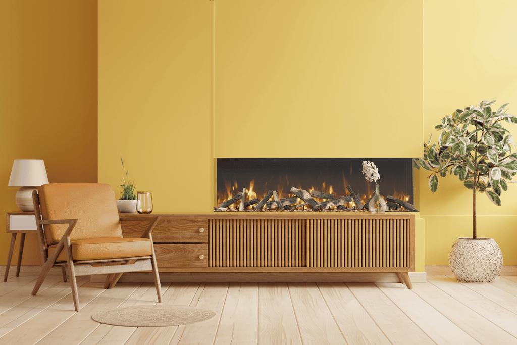 Amantii Tru View Bespoke 75" Electric Fireplace — view 5