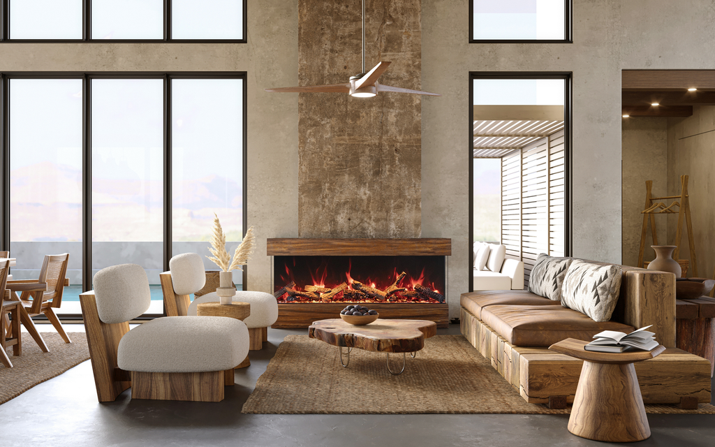 Amantii Tru View Bespoke 65" Electric Fireplace — view 2