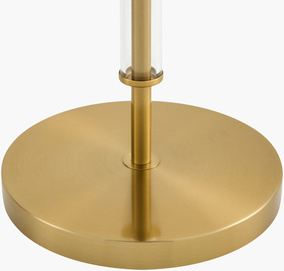 Torenzo 65" Iron Floor Lamp, Electroplated Metallic Brass