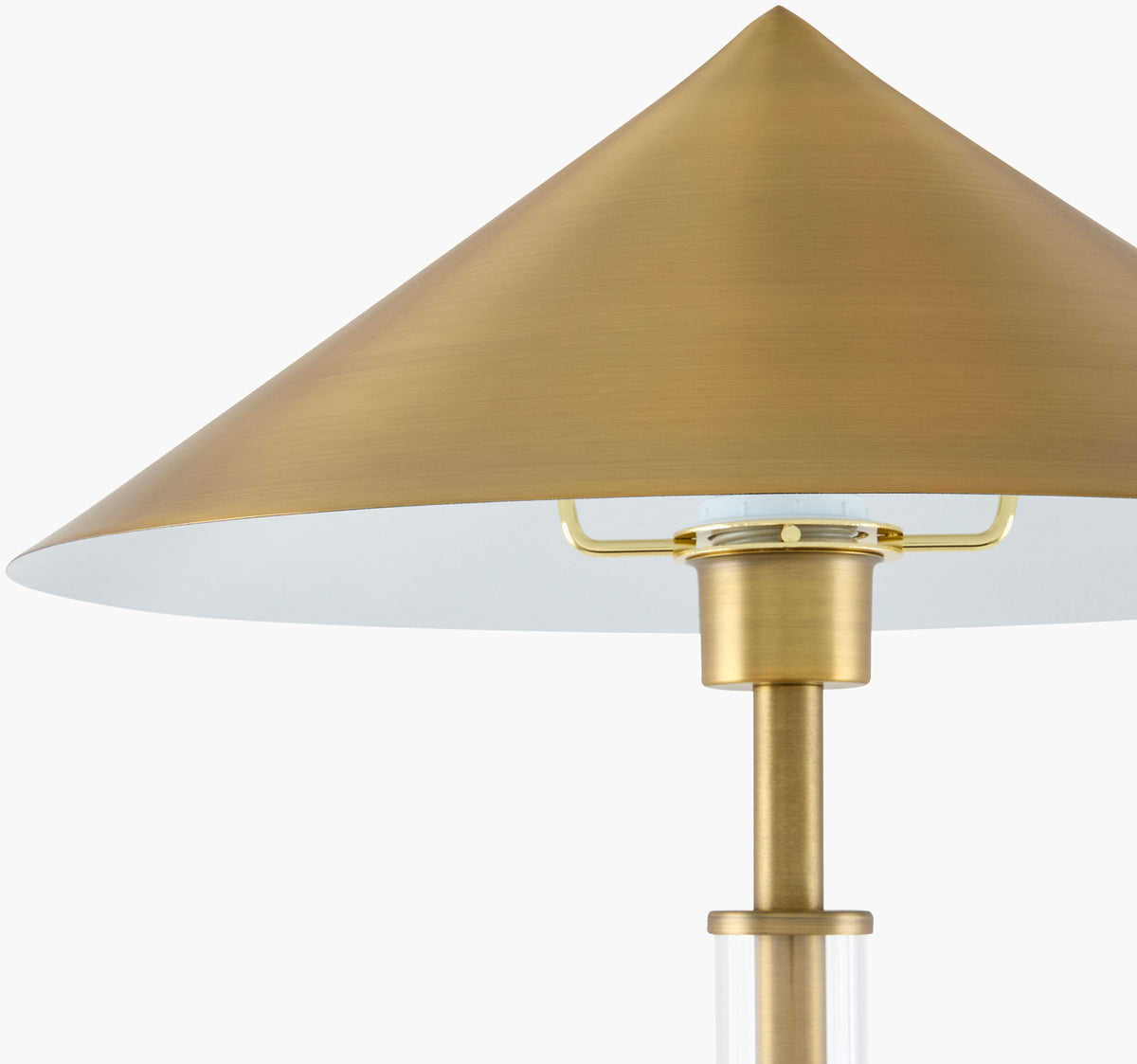 Torenzo 65" Iron Floor Lamp, Electroplated Metallic Brass (TRZA-002)