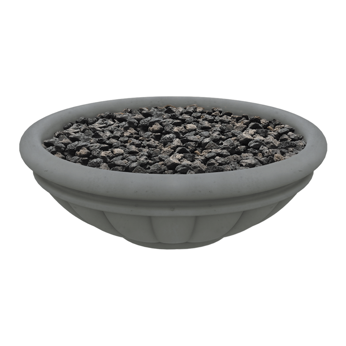 Fire by Design Tuscany Round Scupper Concrete Gas Fire & Water Bowl