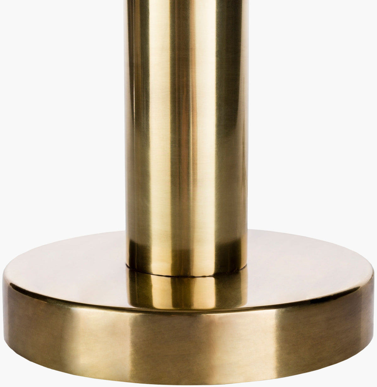 Ursula 15" Aluminum Table Lamp, Antiqued Metallic Brass