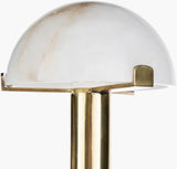 Ursula 15" Aluminum Table Lamp, Antiqued Metallic Brass