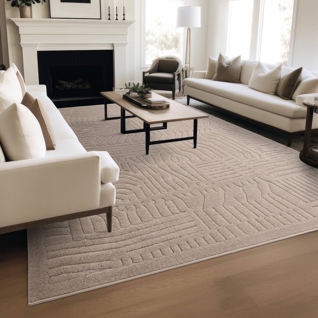 Valley Rug styled in a living room