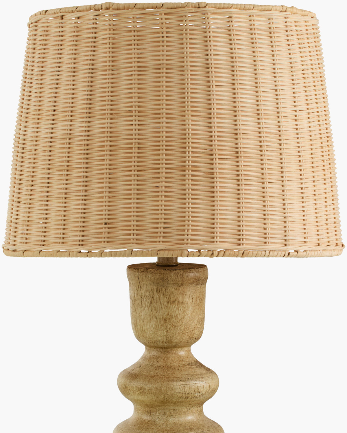Vedruna 29" Resin Table Lamp, Painted Light Gray, Translucent Clear