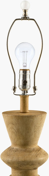 Vedruna 31" Resin Table Lamp, Painted Ivory, Translucent Clear