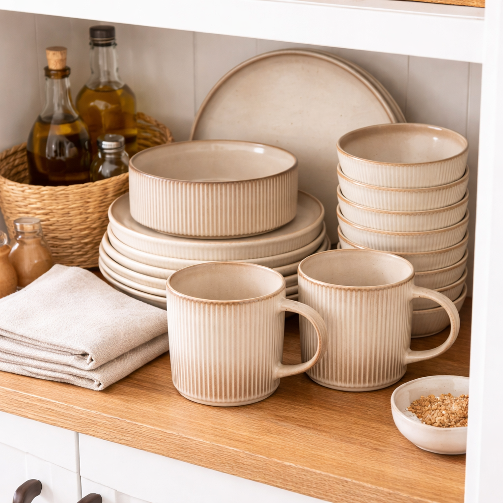 30-Piece Porcelain Dinnerware Set For 6 People