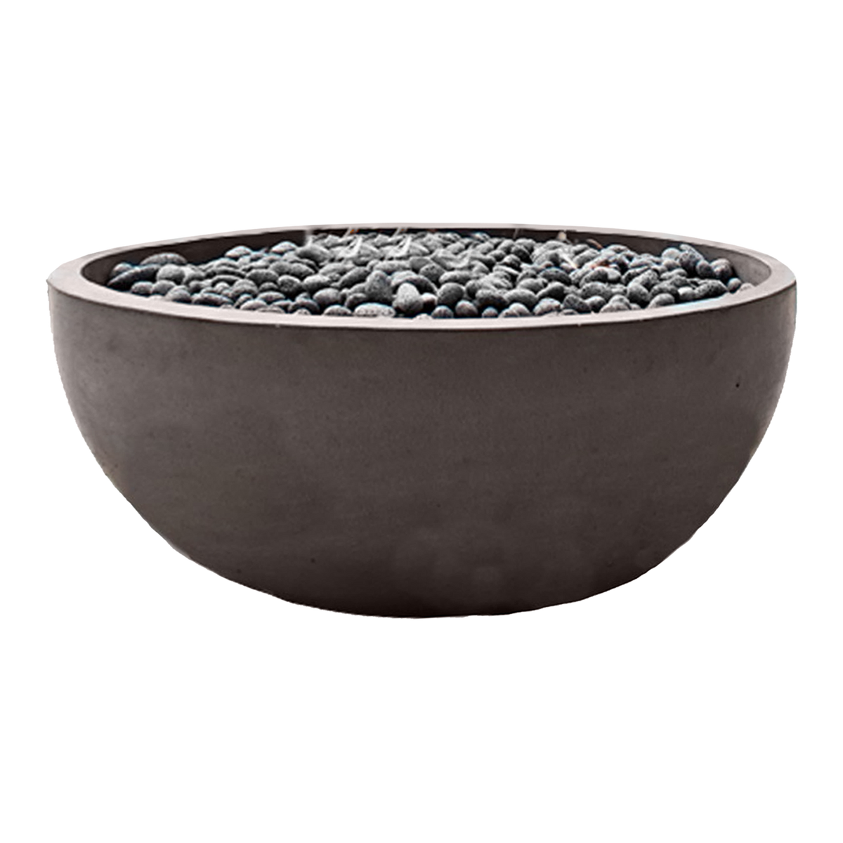 Fire by Design Vessel Round Concrete Gas Fire Bowl