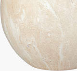 Vogel 22" Ceramic Table Lamp, Marbled White
