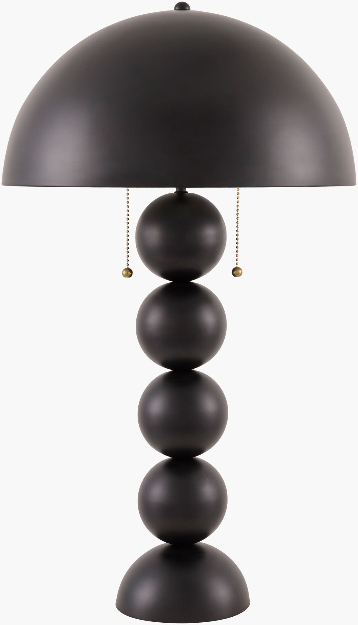 Vellon 27" Iron Table Lamp, Painted Black