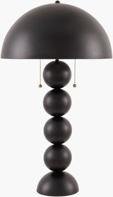 Vellon 27" Iron Table Lamp, Painted Black