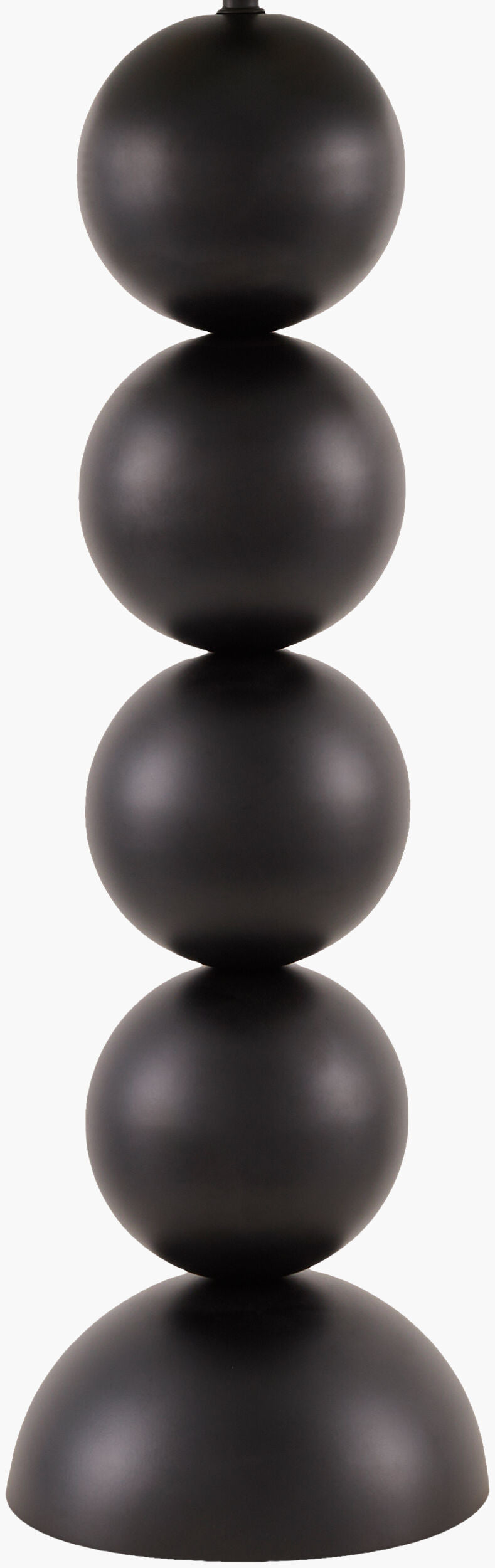 Vellon 27" Iron Table Lamp, Painted Black