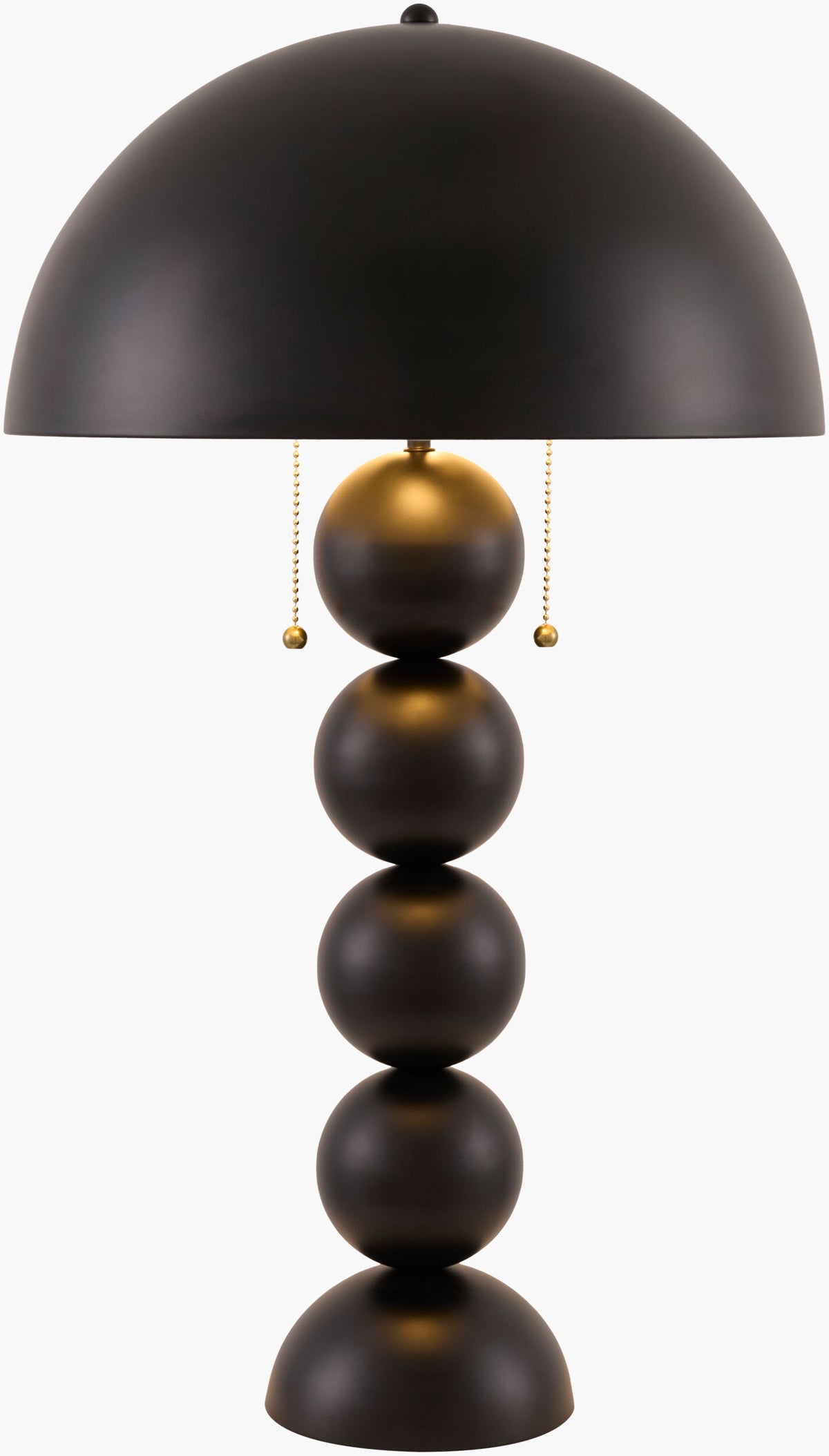 Vellon 27" Iron Table Lamp, Painted Black
