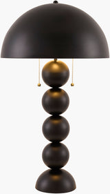 Vellon 27" Iron Table Lamp, Painted Black