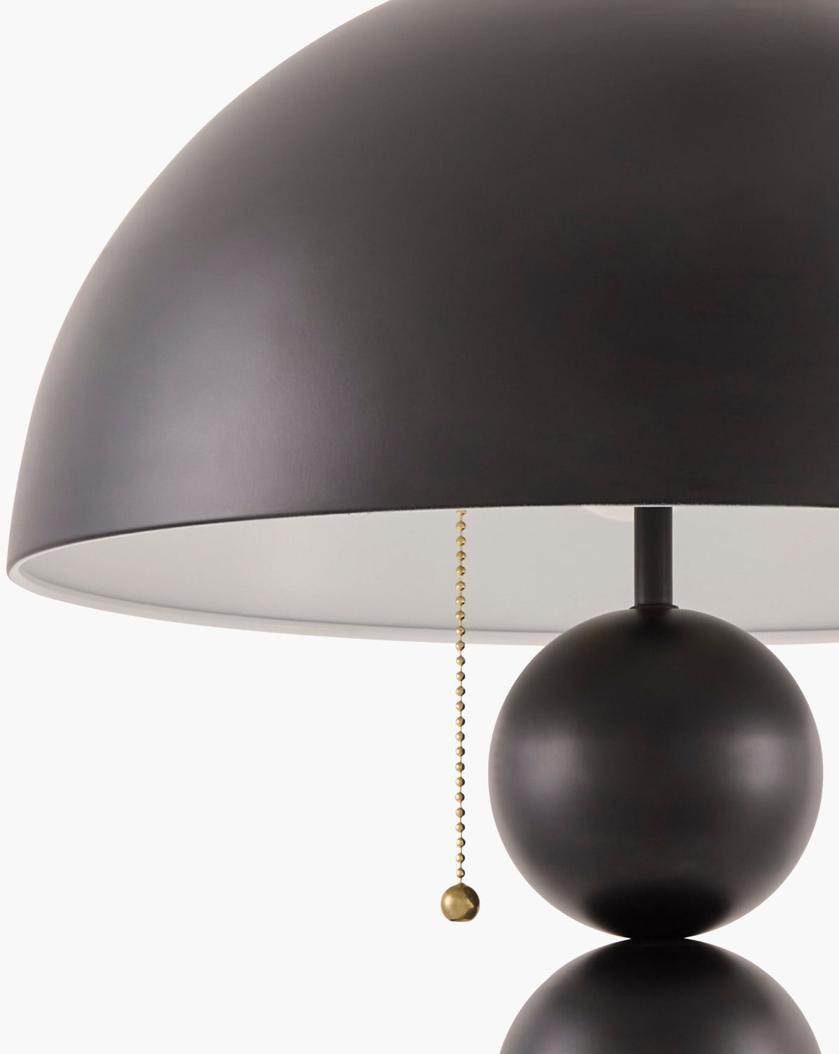 Vellon 27" Iron Table Lamp, Painted Black