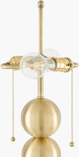 Vellon 63" Iron Floor Lamp, Painted Blue