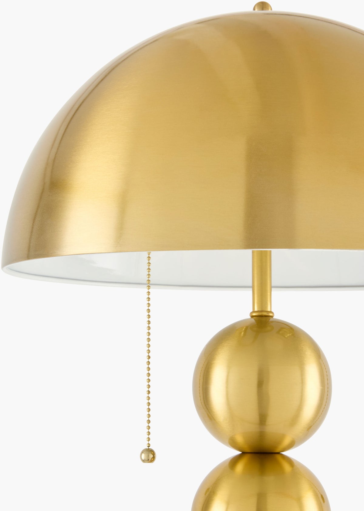 Vellon 63" Iron Floor Lamp, Painted Light Gray