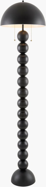 Vellon 63" Iron Floor Lamp, Painted Light Gray (VLON-008)