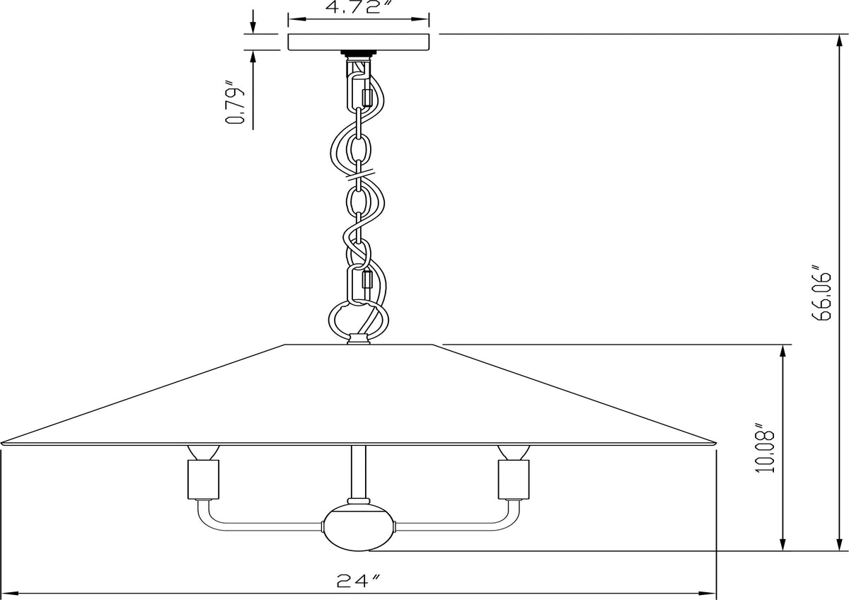 Verelune Iron Chandelier, Electroplated Metallic Brass