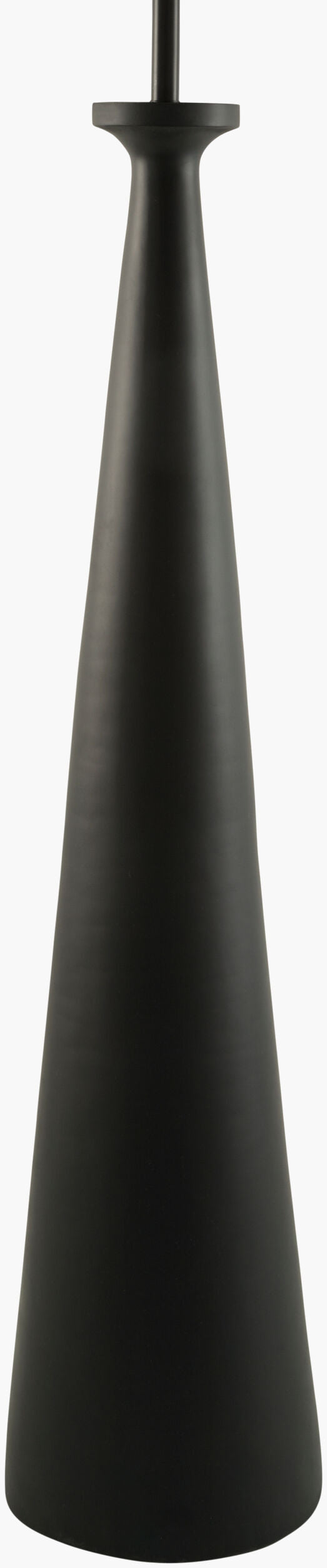 Virello 63" Resin Floor Lamp, Painted Black