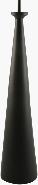 Virello 63" Resin Floor Lamp, Painted Black