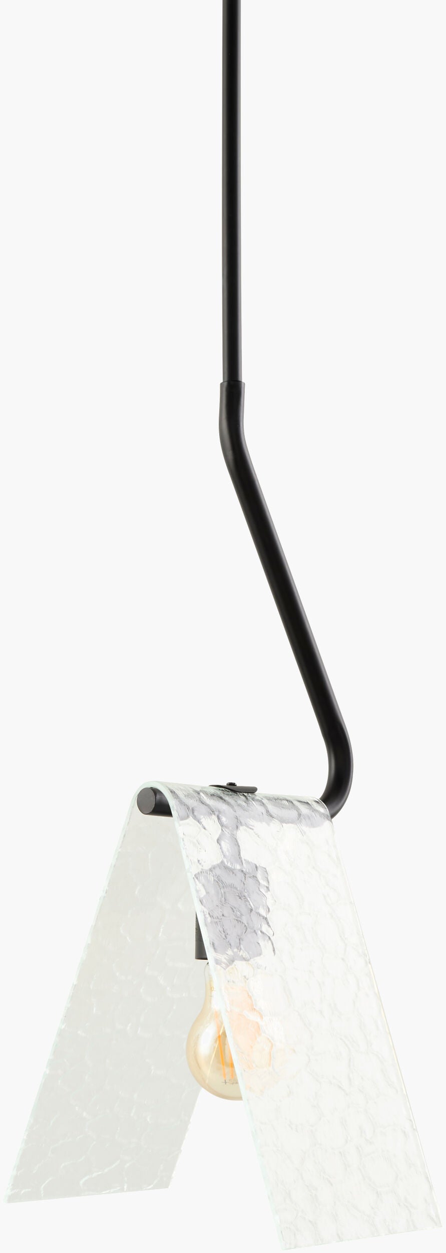 Vitracis Iron Pendant Light, Powder Coated Black