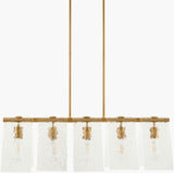 Vitracis Iron Chandelier, Electroplated Metallic Brass (VTC-009)