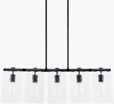 Vitracis Iron Chandelier, Powder Coated Black (VTC-010)