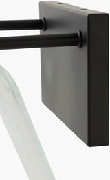 Vitracis 8" Iron Wall Sconce, Powder Coated Black (VTC-004)