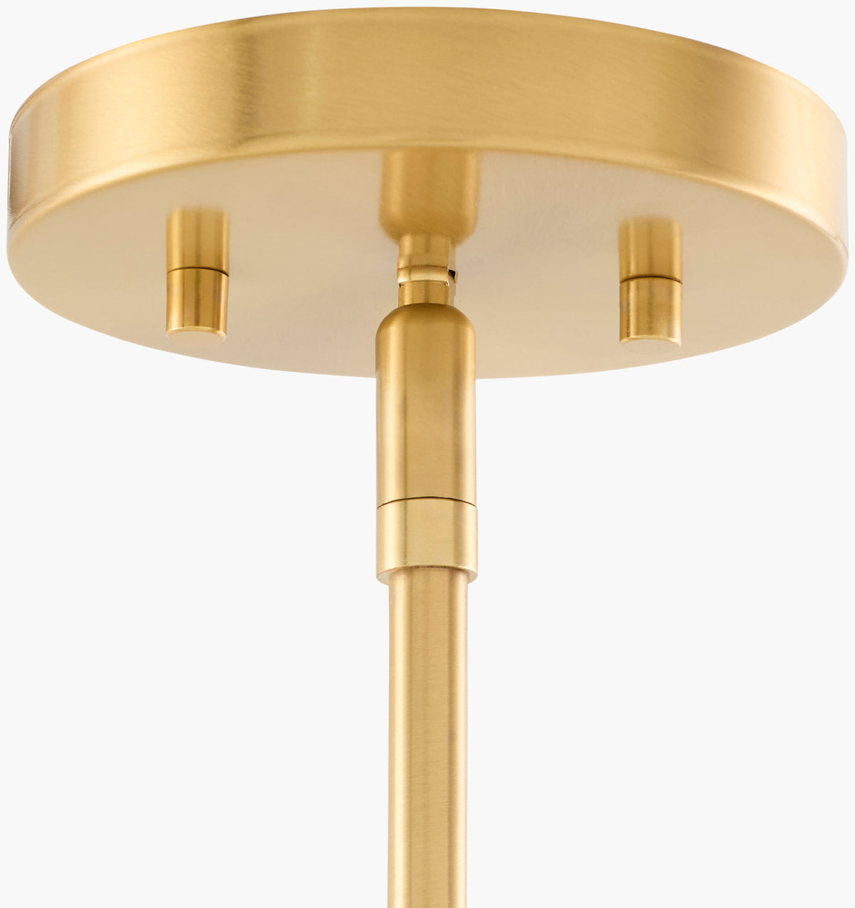 Vitracis Iron Pendant Light, Electroplated Metallic Brass