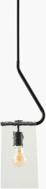 Vitracis Iron Pendant Light, Powder Coated Black