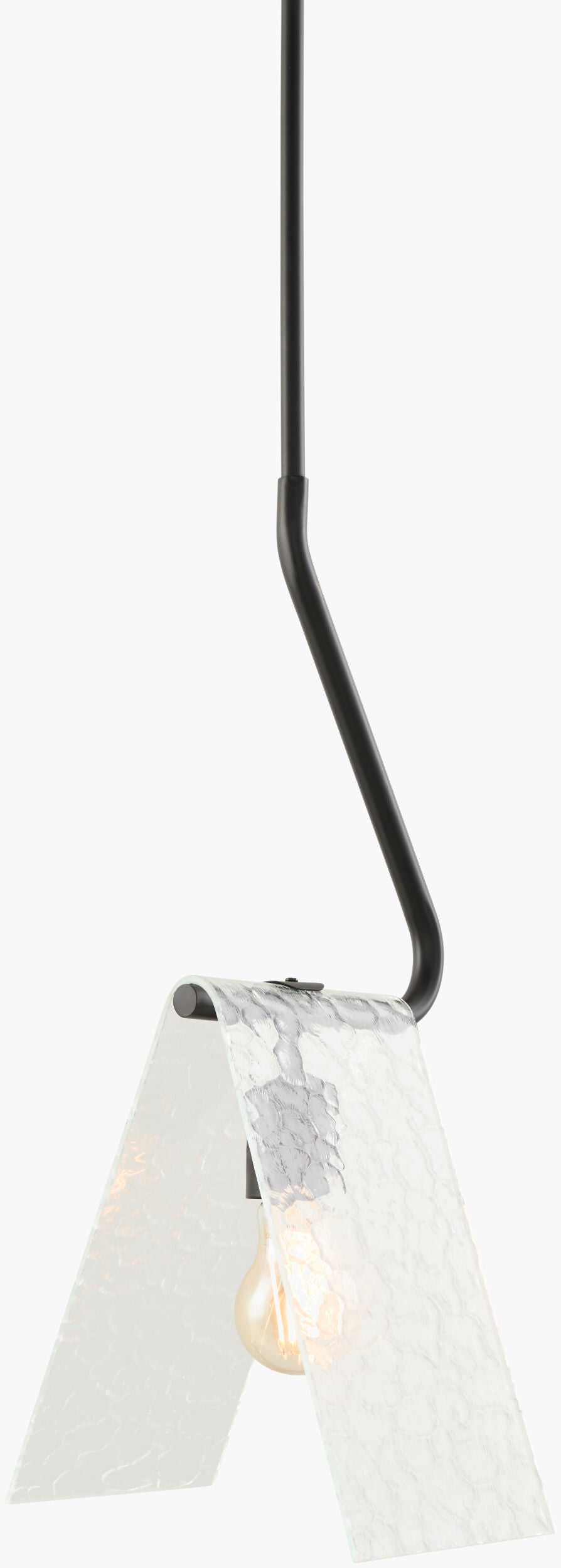 Vitracis Iron Pendant Light, Powder Coated Black