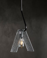 Vitracis Iron Pendant Light, Powder Coated Black