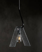 Vitracis Iron Pendant Light, Powder Coated Black