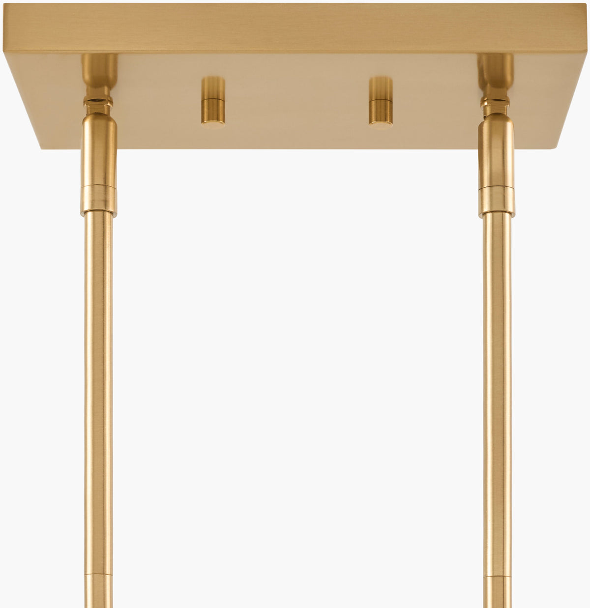 Vitracis Iron Chandelier, Electroplated Metallic Brass (VTC-009)