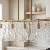 Vitracis Iron Chandelier, Electroplated Metallic Brass (VTC-009)