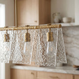 Vitracis Iron Chandelier, Electroplated Metallic Brass (VTC-009)