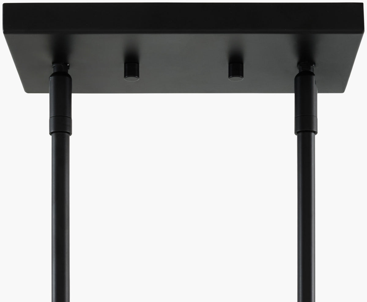 Vitracis Iron Chandelier, Powder Coated Black (VTC-010)