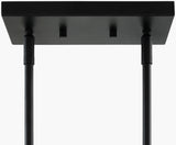 Vitracis Iron Chandelier, Powder Coated Black (VTC-010)