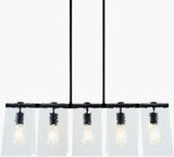 Vitracis Iron Chandelier, Powder Coated Black (VTC-010)
